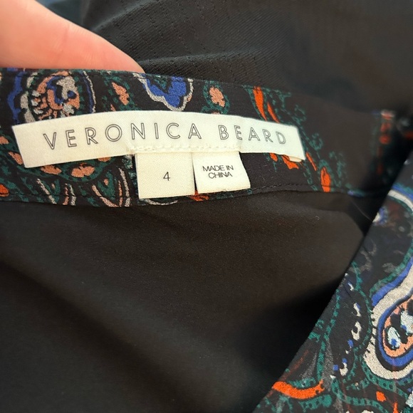 Veronica Beard Tiara Silk Ruffle Midi Skirt size 4 - Picture 7 of 9